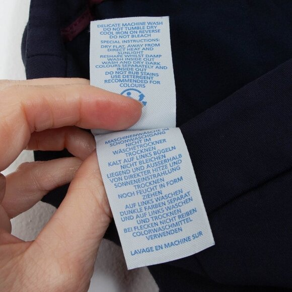 Boden Hampshire 7/8 Navy Blue Pants Womens Size 8 Petite - Picture 10 of 11